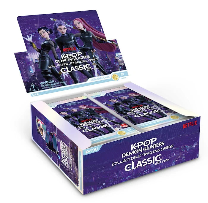 KPop Demon Hunters | Collectible Trading Cards: Classic Edition Booster Box