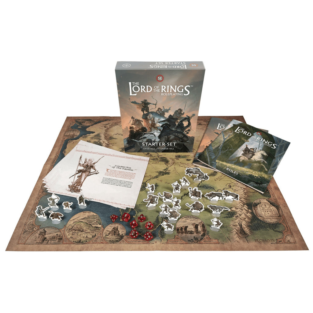 The Lord of the Rings RPG: Starter Set - Over Hill and Under Hill