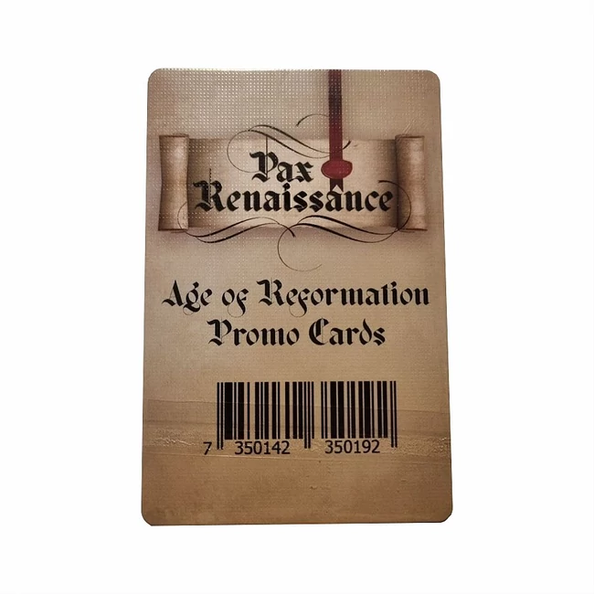 Pax Renaissance: Age of Reformation Promo Cards