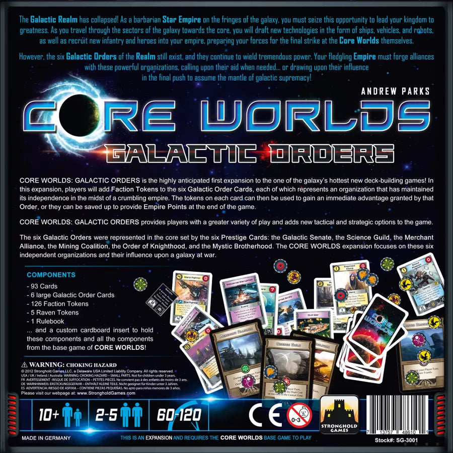 Core Worlds: Galactic Orders Expansion