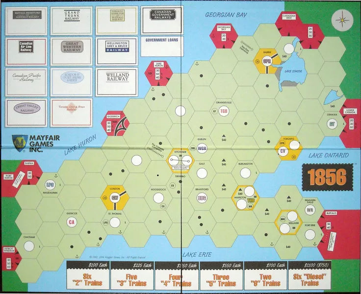 1856: Railroading in Upper Canada from 1856