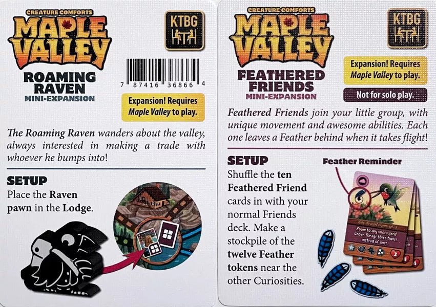 Maple Valley: Roaming Raven & Feathered Friends Expansion