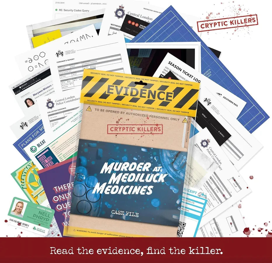 Cryptic Killers: Murder at Mediluck Medicines