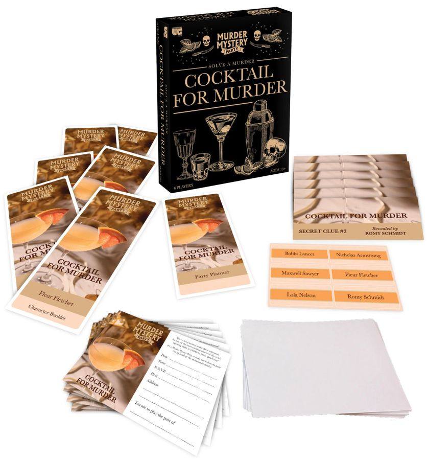Murder Mystery Party Game - Cocktail for Murder