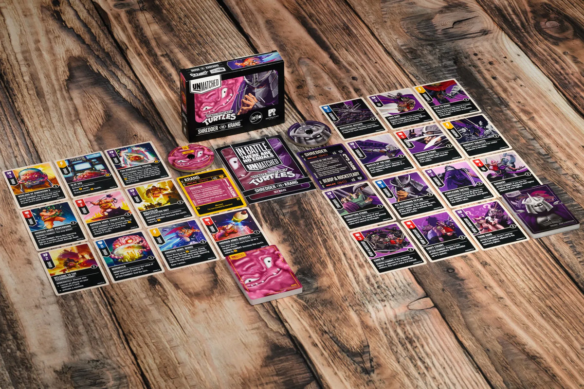 Unmatched: Teenage Mutant Ninja Turtles - Shredder vs Krang Expansion