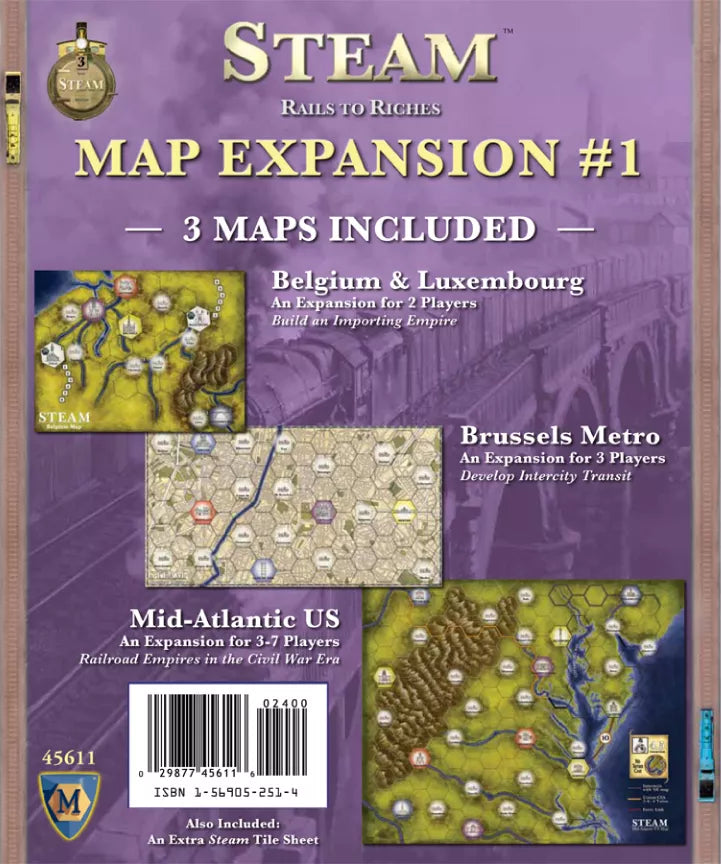 Steam: Rails to Riches - Map Expansion 1