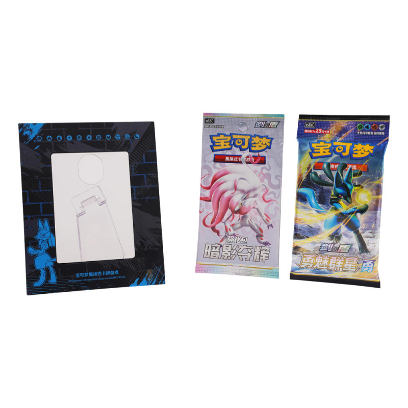 Pokemon Chinese | Card Display Set - Lucario