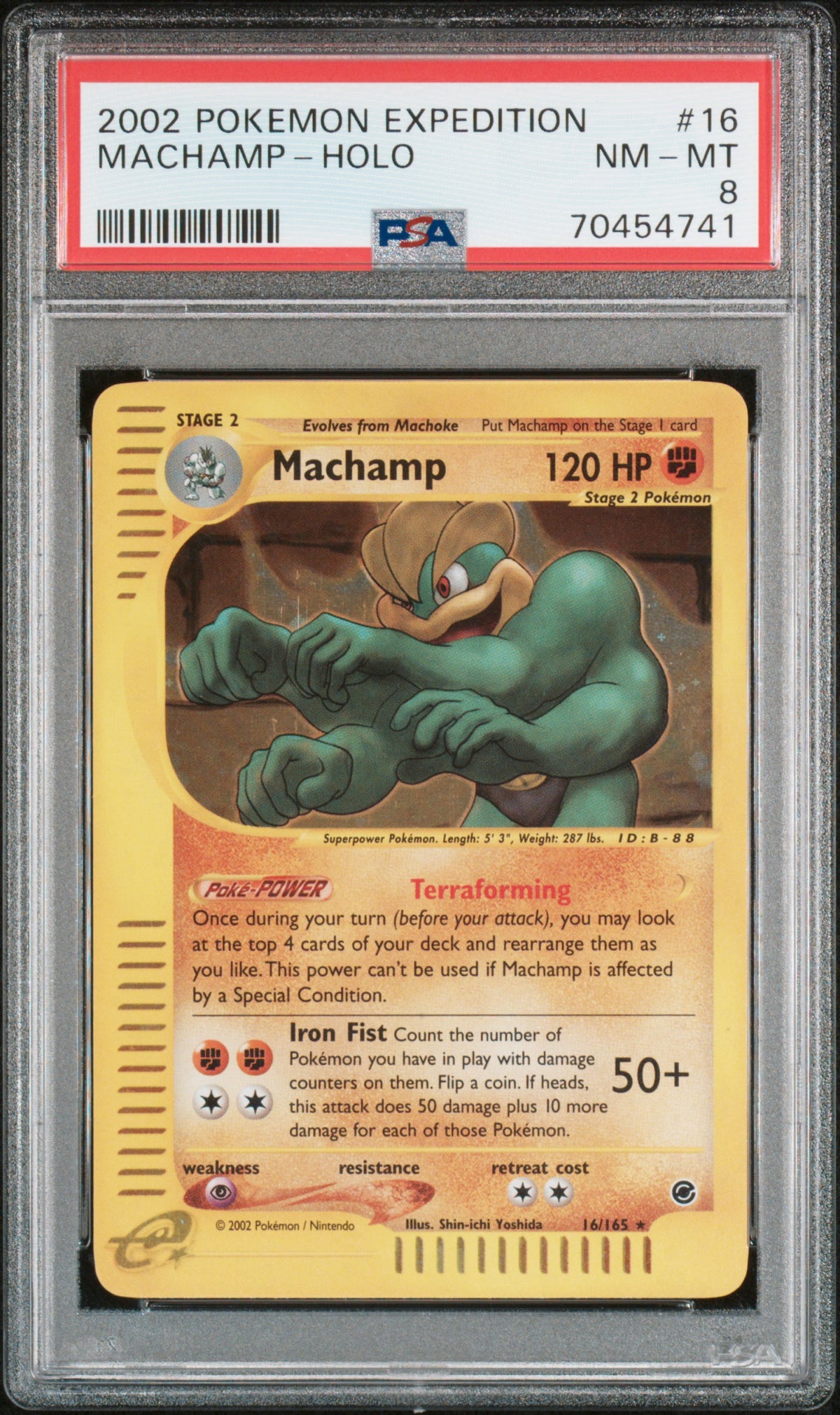 Graded Card | Machamp | Expedition Holo | PSA 8