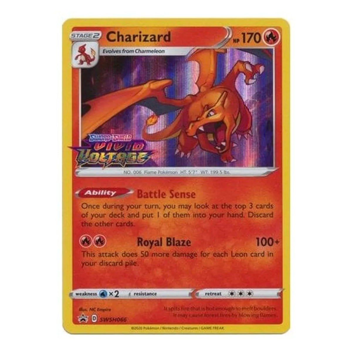 Pokemon - Charizard Promo (SWSH066) - Sealed
