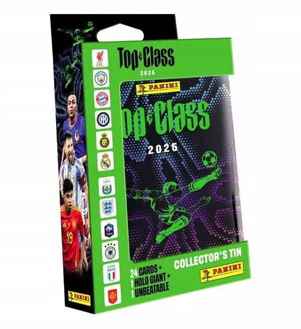 Panini TOP CLASS 2025 Trading Card Collection - Pocket Tin