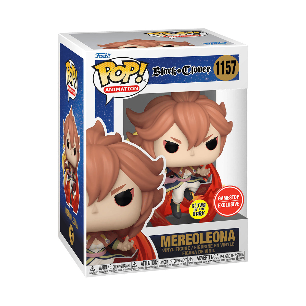 FUNKO POP! ANIME: Black Clover - Mereoleona (Glow-in-the-Dark) (Gamestop Exclusive)