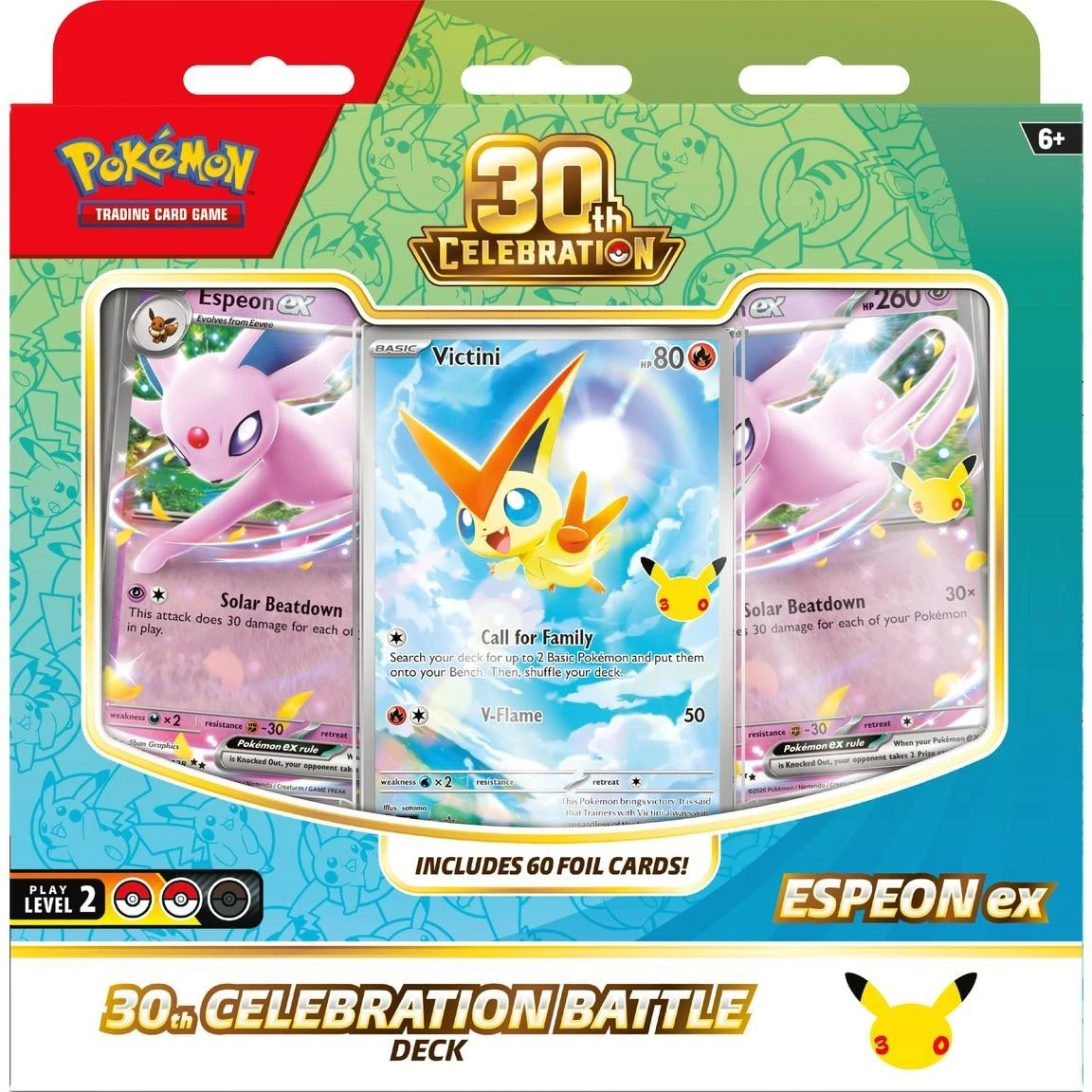 Pokémon TCG: 30th Celebration Battle Deck - Espeon ex