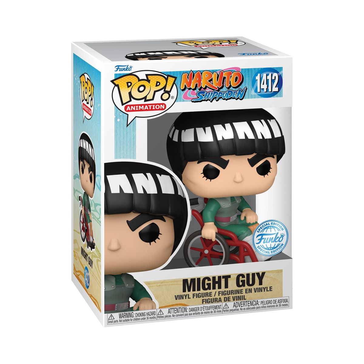 FUNKO POP!: Naruto - Might Guy with Chair (Special Edition)