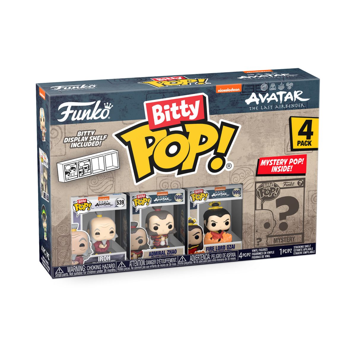 FUNKO BITTY POP!: Avatar - TLA Iroh 4-pack