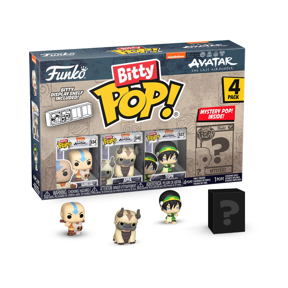 FUNKO BITTY POP!: Avatar - TLA Aang 4-pack