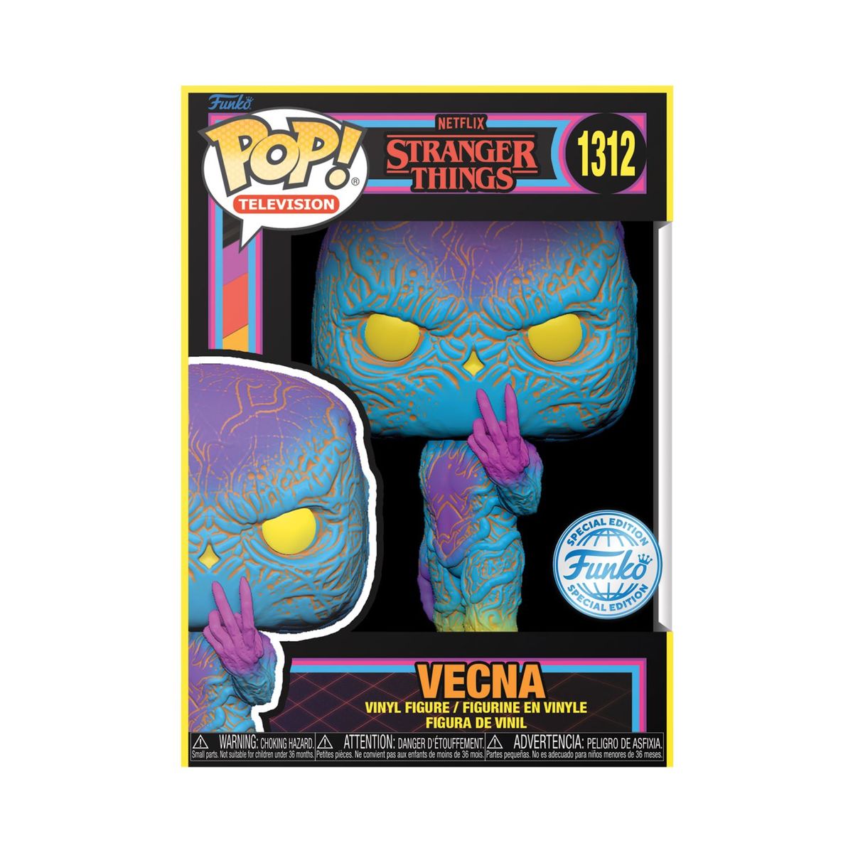 FUNKO POP!: Stranger Things Series 4 - Vecna (Blacklight) (Special Edition)