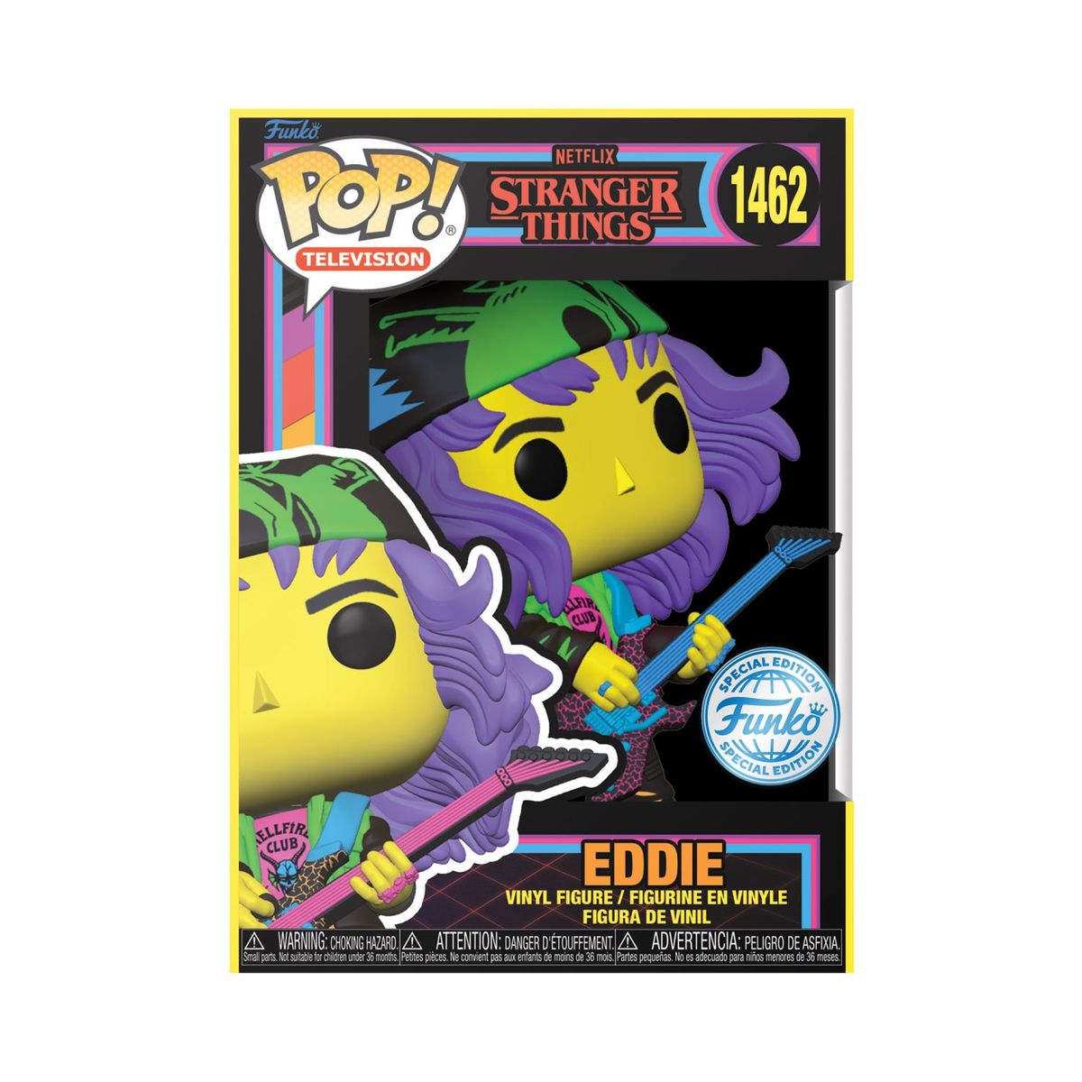 FUNKO POP!: Stranger Things Series 4 - Hunt Ed Gutr (Blacklight) (Special Edition)