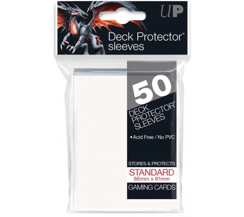 Ultra-Pro Standard White Sleeves - 66mm x 91mm (50)