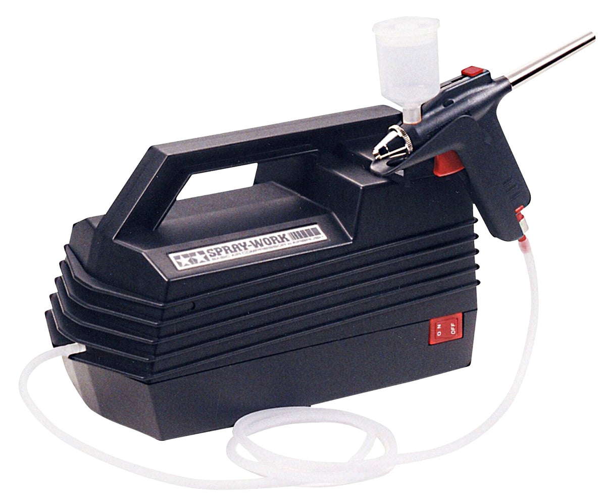 Tamiya | Spray-Work Compressor and Airbrush