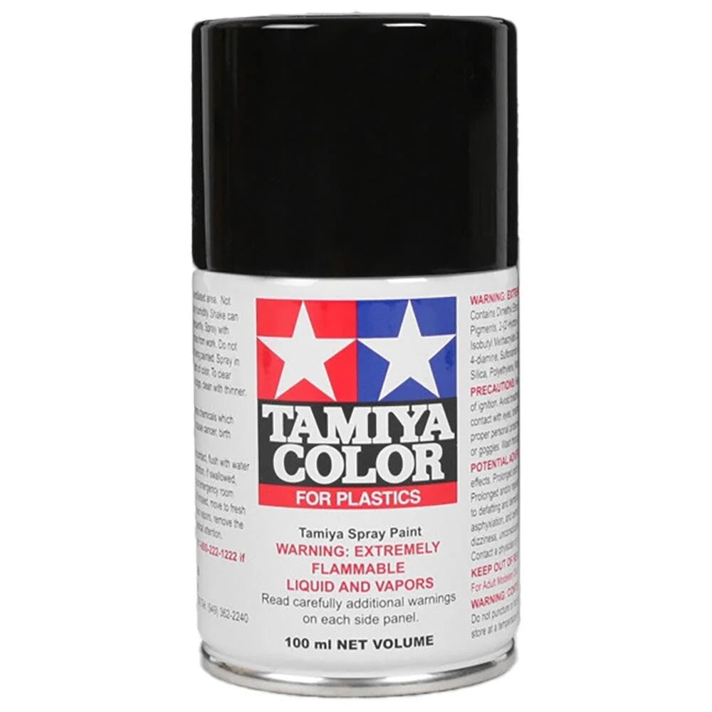 Tamiya Color | For Plastics | Semi-Gloss Black