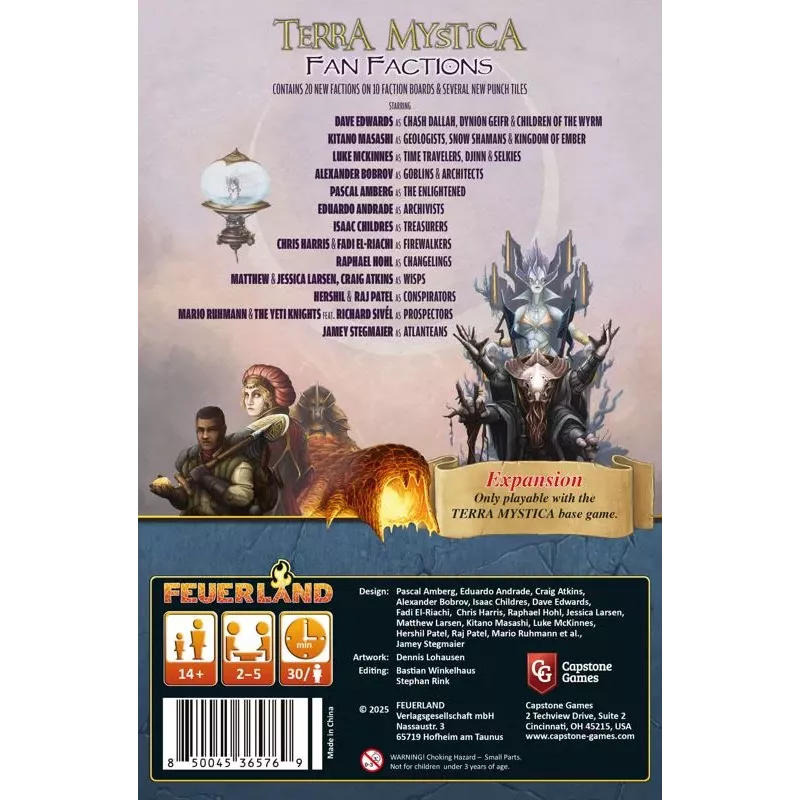 Terra Mystica: Fan Factions Expansion