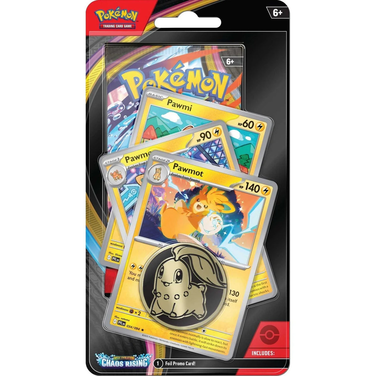 Pokémon TCG Mega Evolution Chaos Rising - Premium Blister | Pawmi