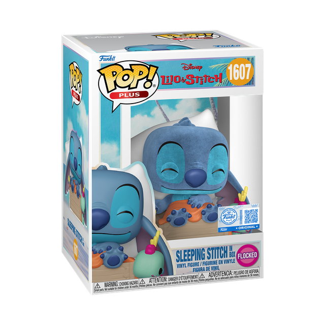 FUNKO POP! PLUS: Lilo & Stitch - Stitch Sleeping in Box (Flocked) (Special Edition)