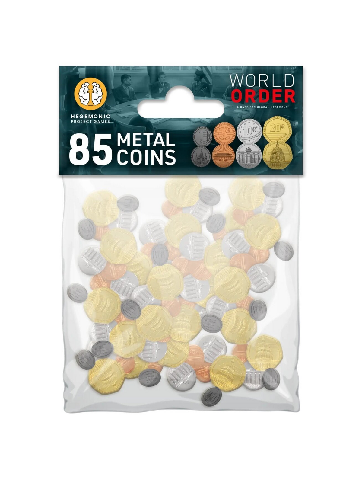 World Order: 85 Metal Coins