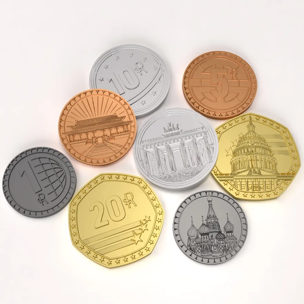 World Order: 85 Metal Coins