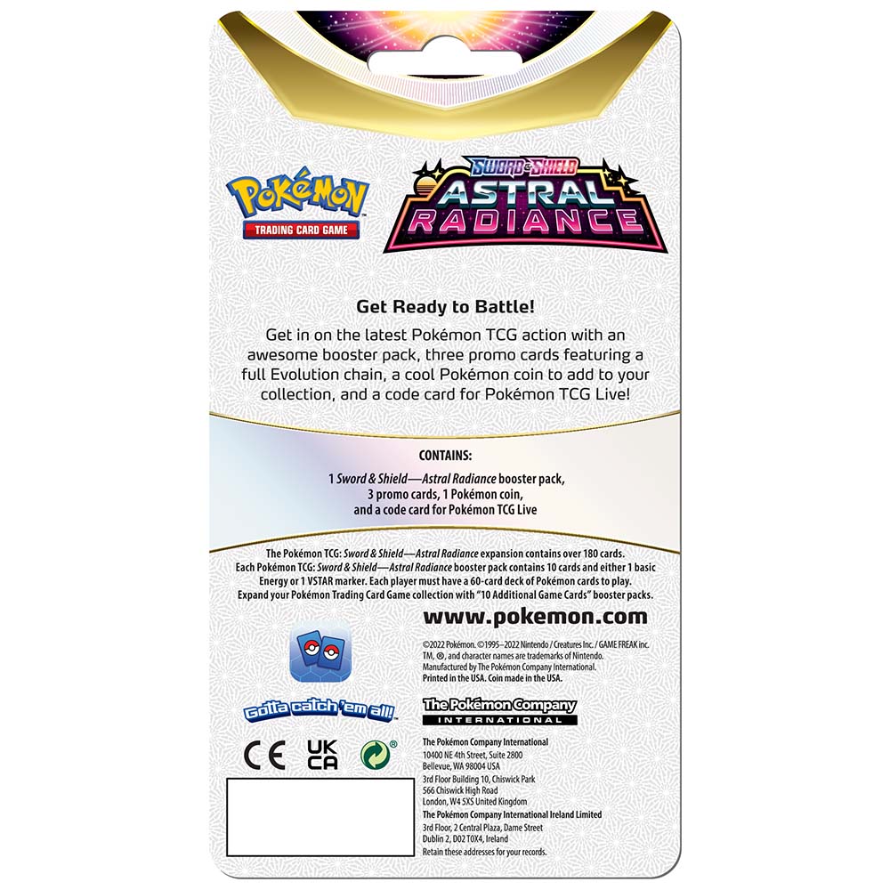 Pokemon Sword & Shield Astral Radiance | Premium Blister | Mudkip