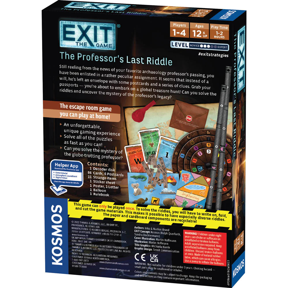 EXIT - The Professor&#39;s Last Riddle