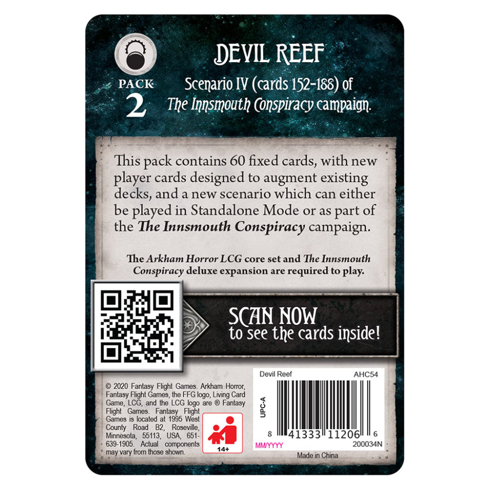 Arkham Horror LCG | Devil Reef Mythos Pack