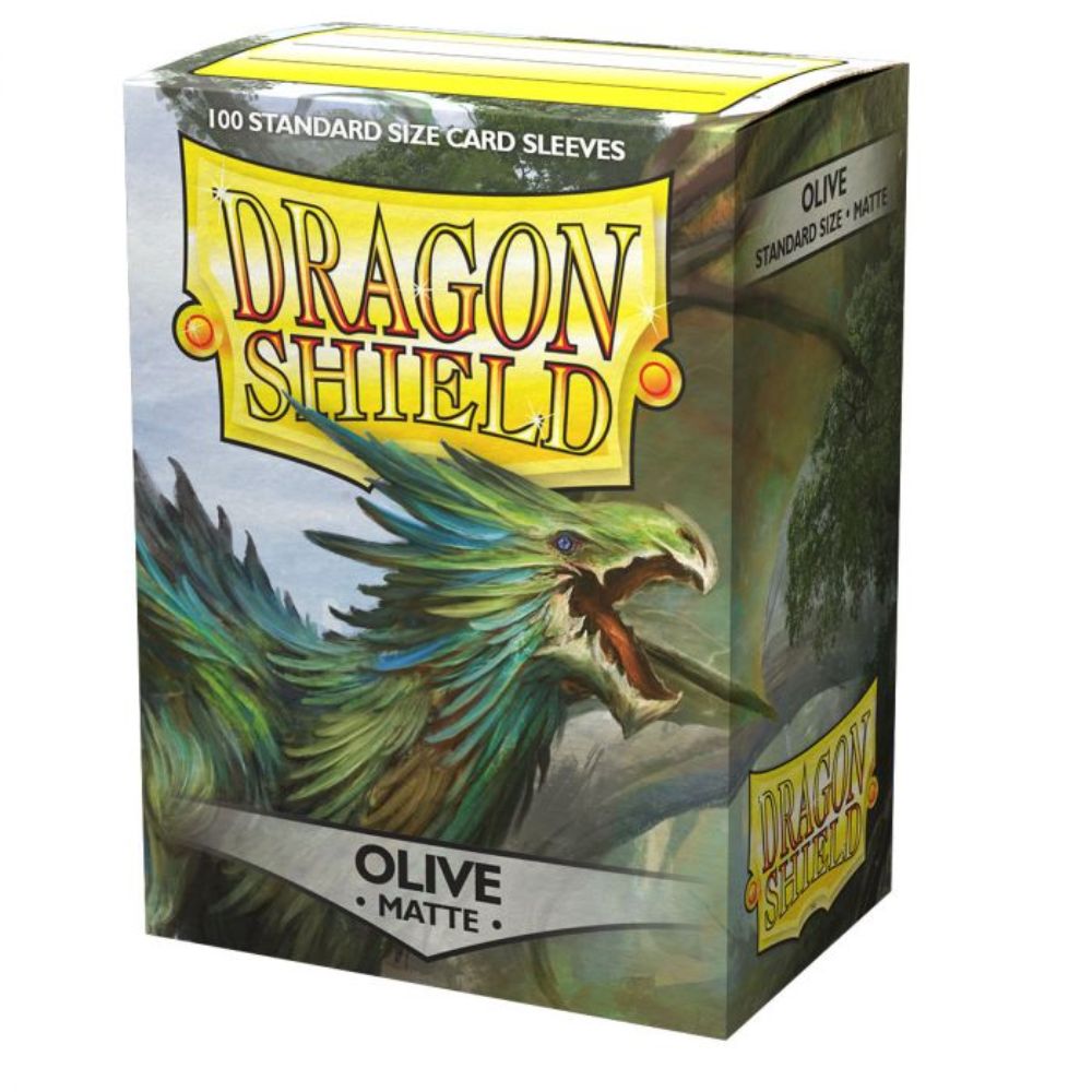 Dragon Shield Sleeves Standard: Matte Olive (100)