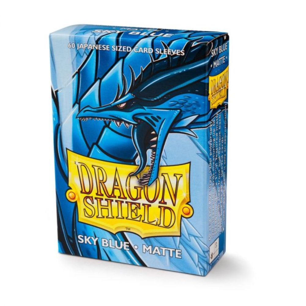 Dragon Shield Sleeves Japanese: Matte Sky Blue (60)