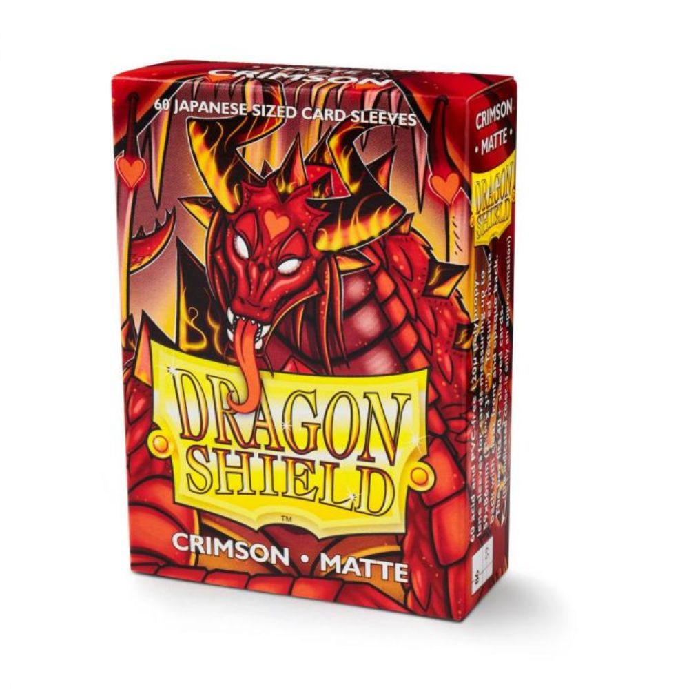 Dragon Shield Sleeves Japanese: Matte Crimson (60)