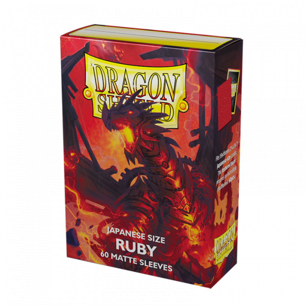 Dragon Shield Sleeves Japanese: Matte Ruby (60)