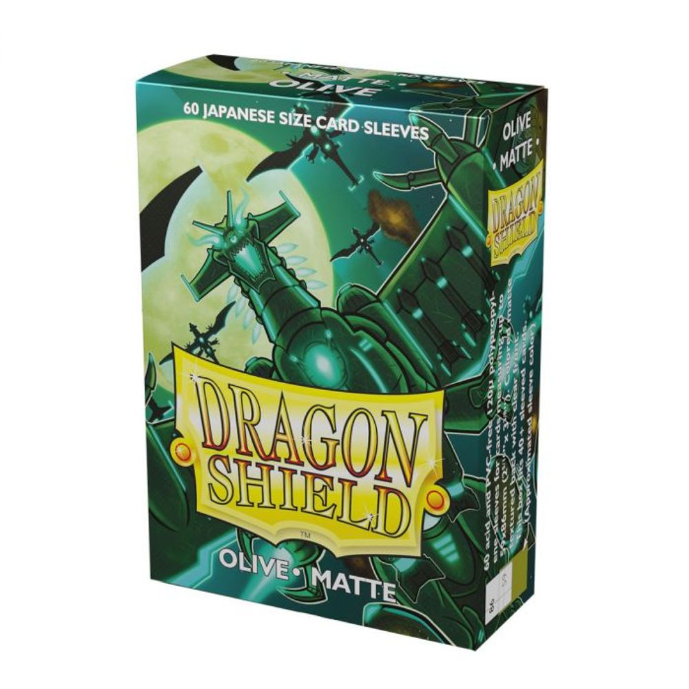 Dragon Shield Sleeves Japanese: Matte Olive (60)