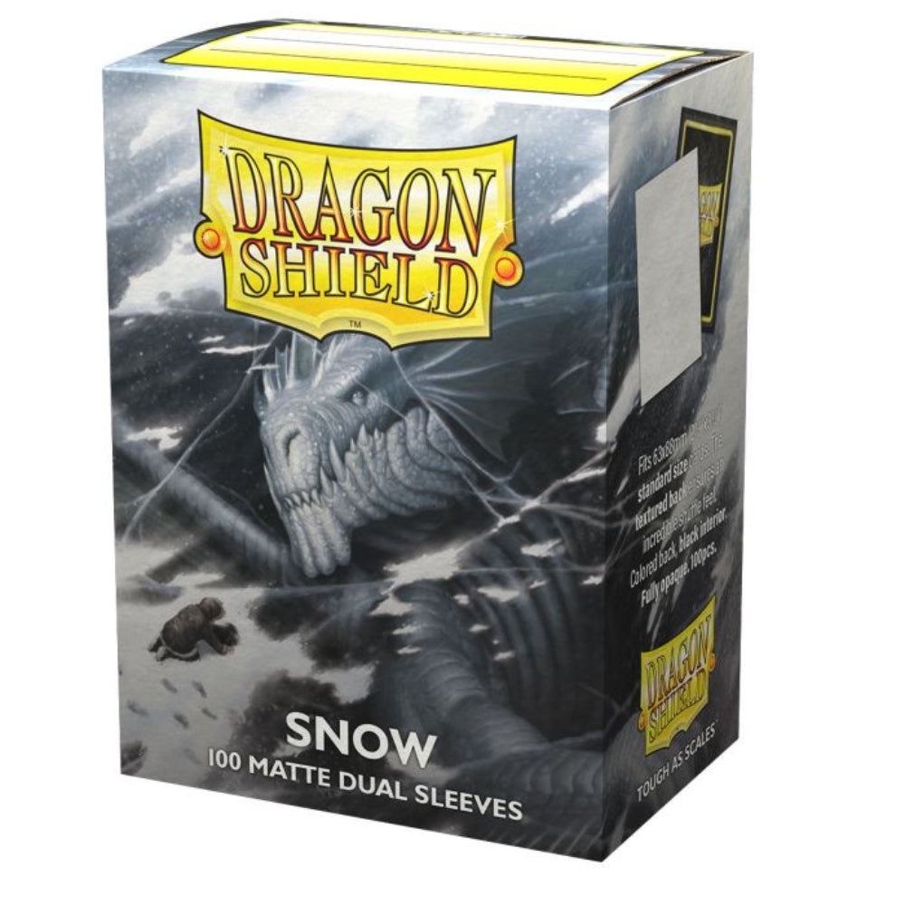 Dragon Shield Sleeves Standard: Matte Dual Snow (100)