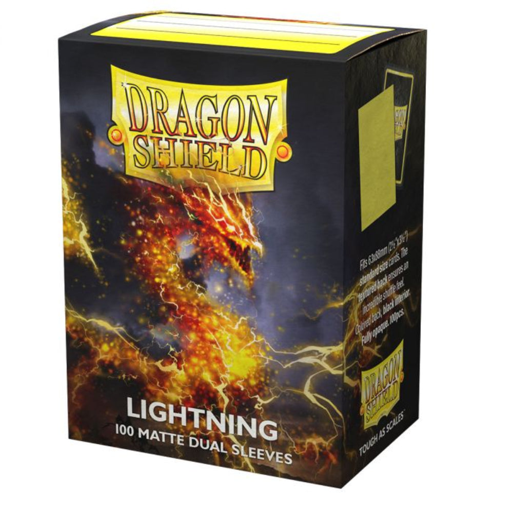 Dragon Shield Sleeves Standard: Matte Dual Lightning (100)