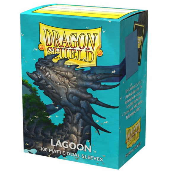 Dragon Shield Sleeves Standard: Matte Dual Lagoon (100) - Level Up Store