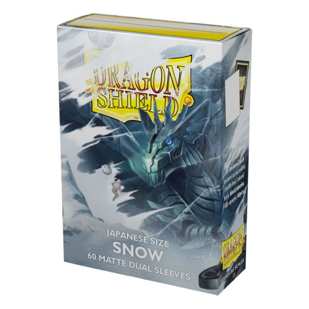 Dragon Shield Sleeves Japanese: Matte Dual Snow (60)