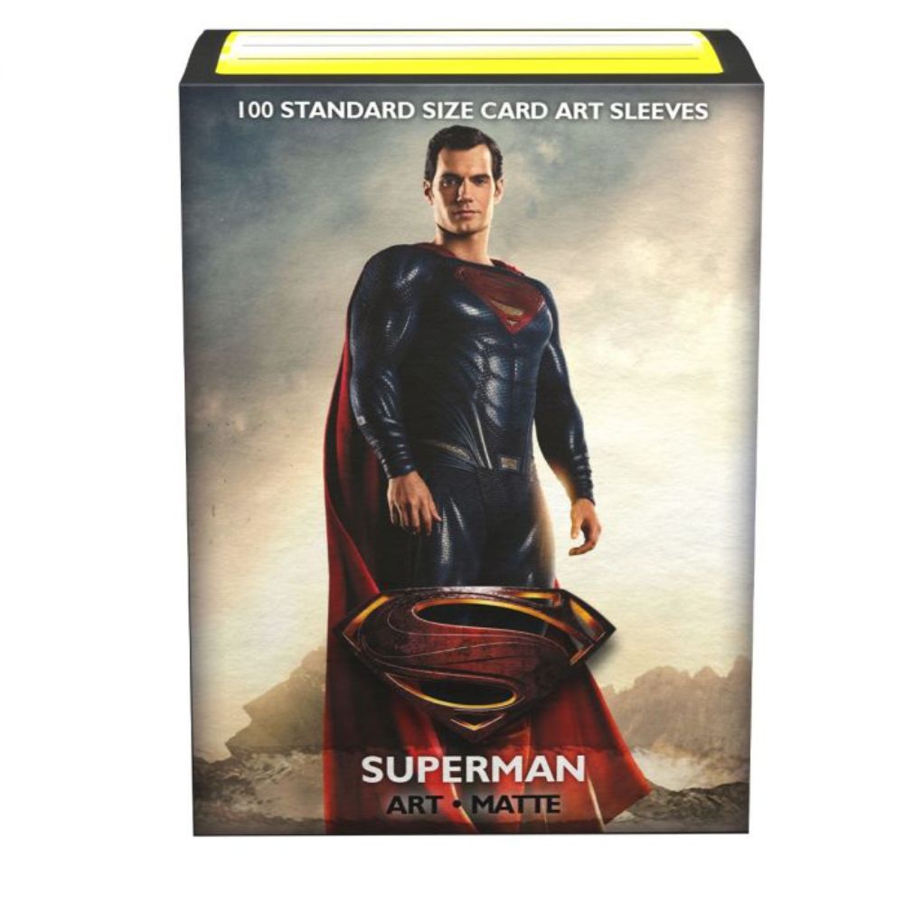 superman card sleeves Value and Storage of Widevision Sports Cards Brushed Art Sleeves have a lightly textured back giving them a silky smooth shuffle feel Dragon Shield Sleeves: Justice League
