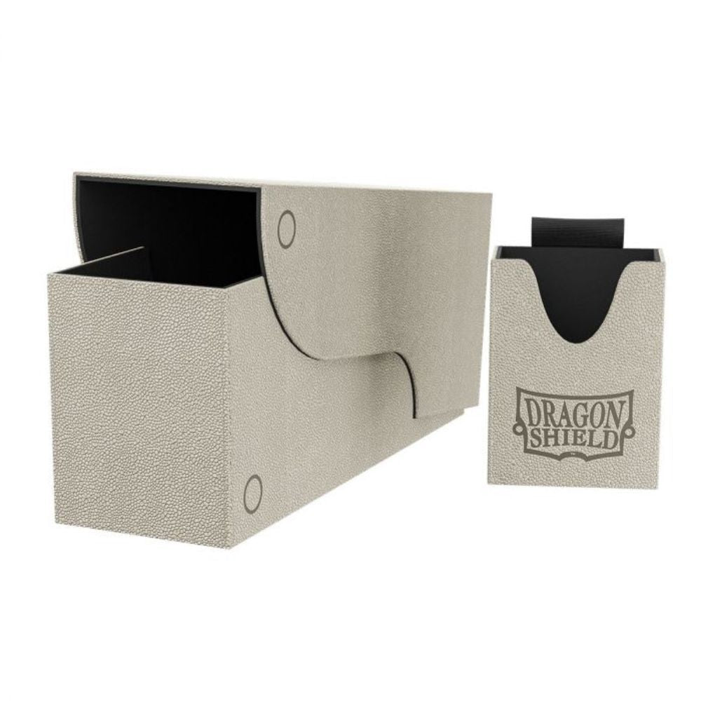 Dragon Shield Nest - 300 Deck Box - (Light Grey/Black)