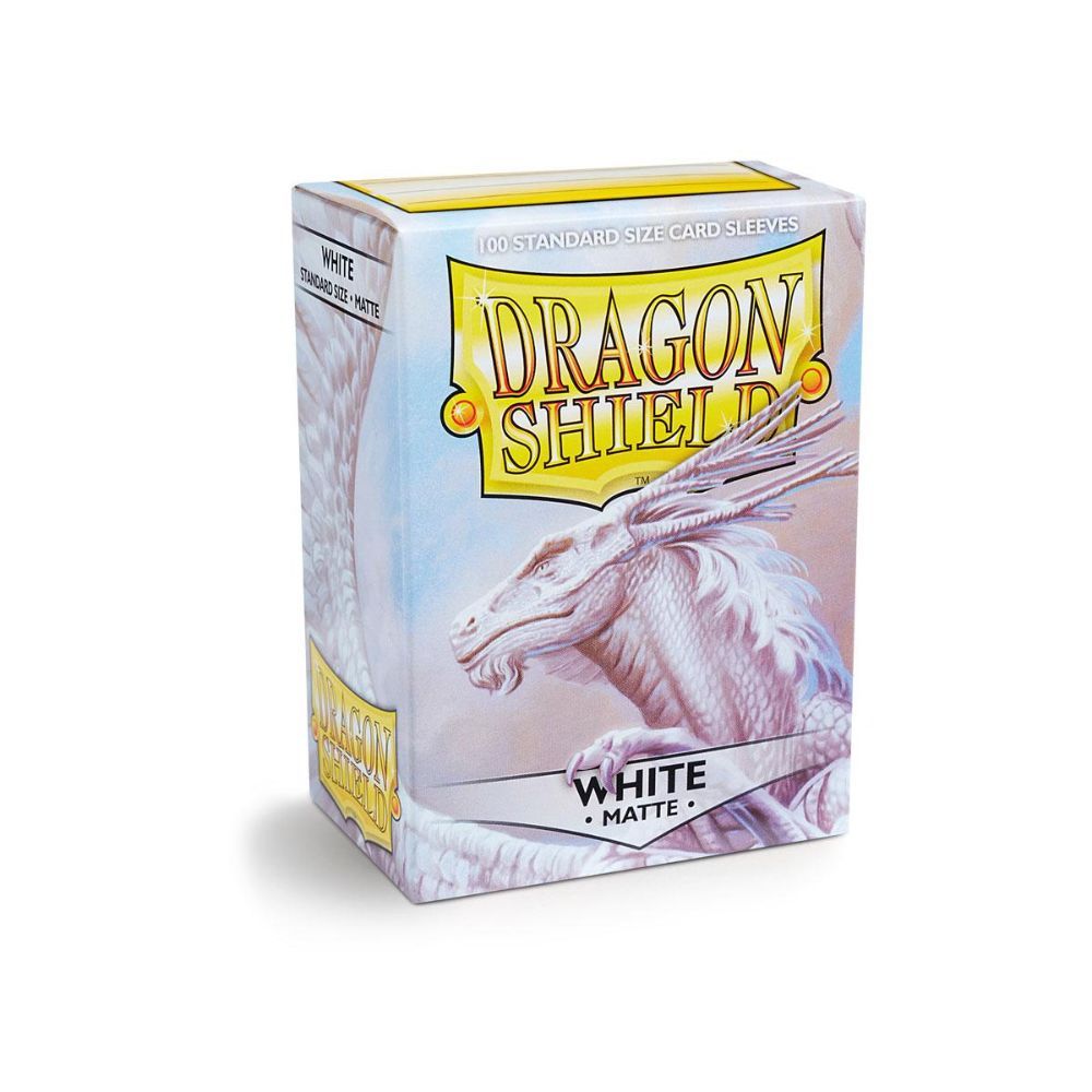 Dragon Shield Sleeves Standard: Matte White (100)