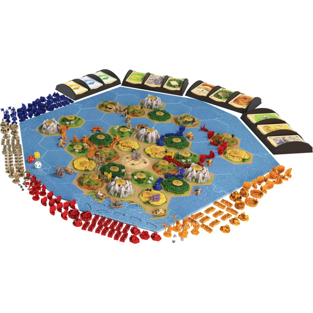 Catan 3D Edition - Seafarers + Cities & Knights Expansion