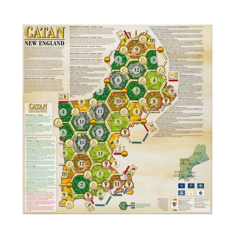 Catan Geographies: New England
