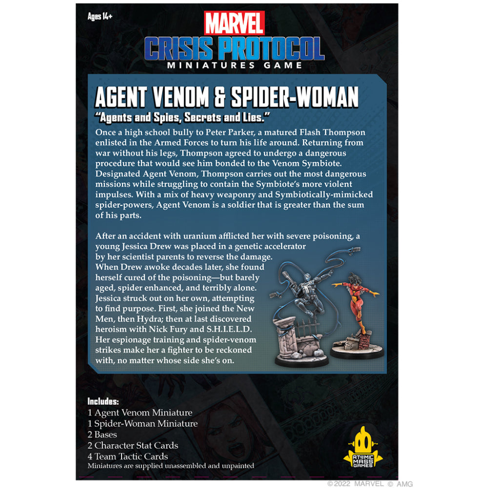 Marvel Crisis Protocol - Agent Venom &amp; Spider-Woman