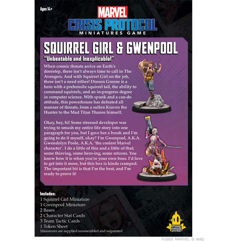 Marvel Crisis Protocol: Squirrel Girl &amp; Gwenpool