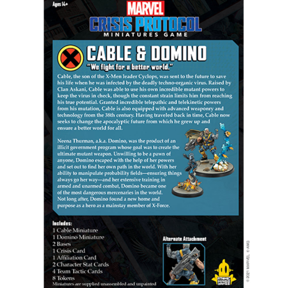 Marvel Crisis Protocol - Cable &amp; Domino