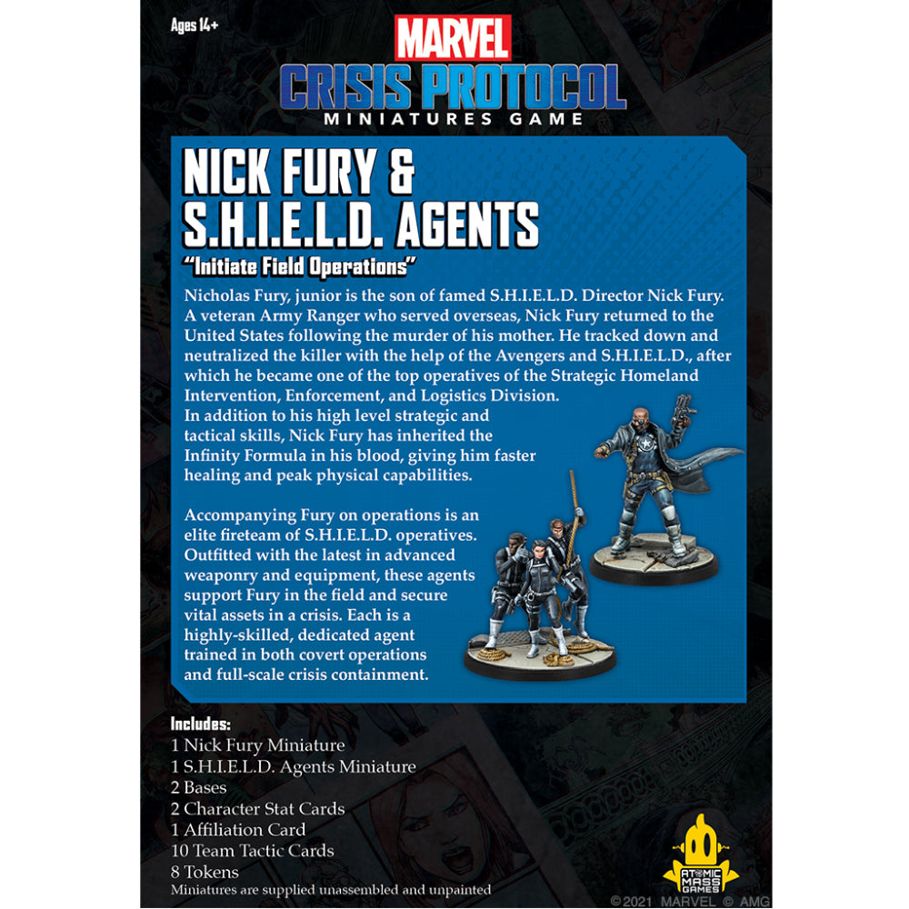 Marvel Crisis Protocol - Nick Fury and S.H.I.E.L.D. Agents